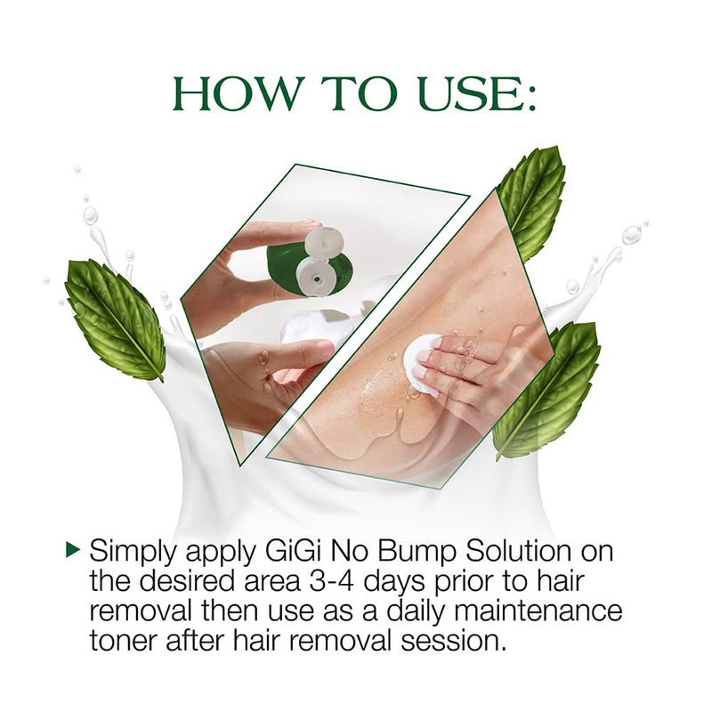 GiGi - No Bump Topical Solution For Ingrown Hair 8 oz