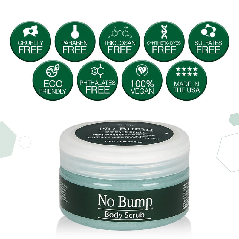 GiGi - No Bump Body Scrub for Ingrown Hair & Razor Burns 6 oz