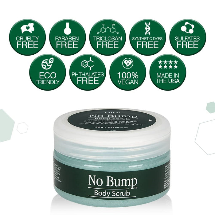 GiGi - No Bump Body Scrub for Ingrown Hair & Razor Burns 6oz