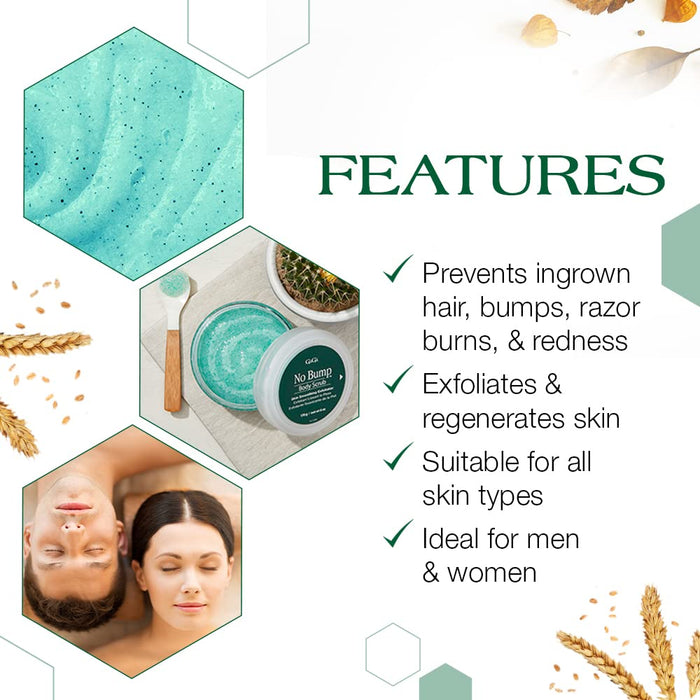 GiGi - No Bump Body Scrub for Ingrown Hair & Razor Burns 6oz