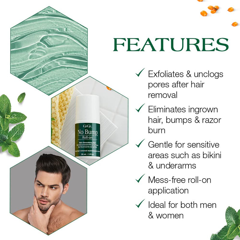 GiGi - No Bump Roll-on Ingrown Hair Treatment 2 oz