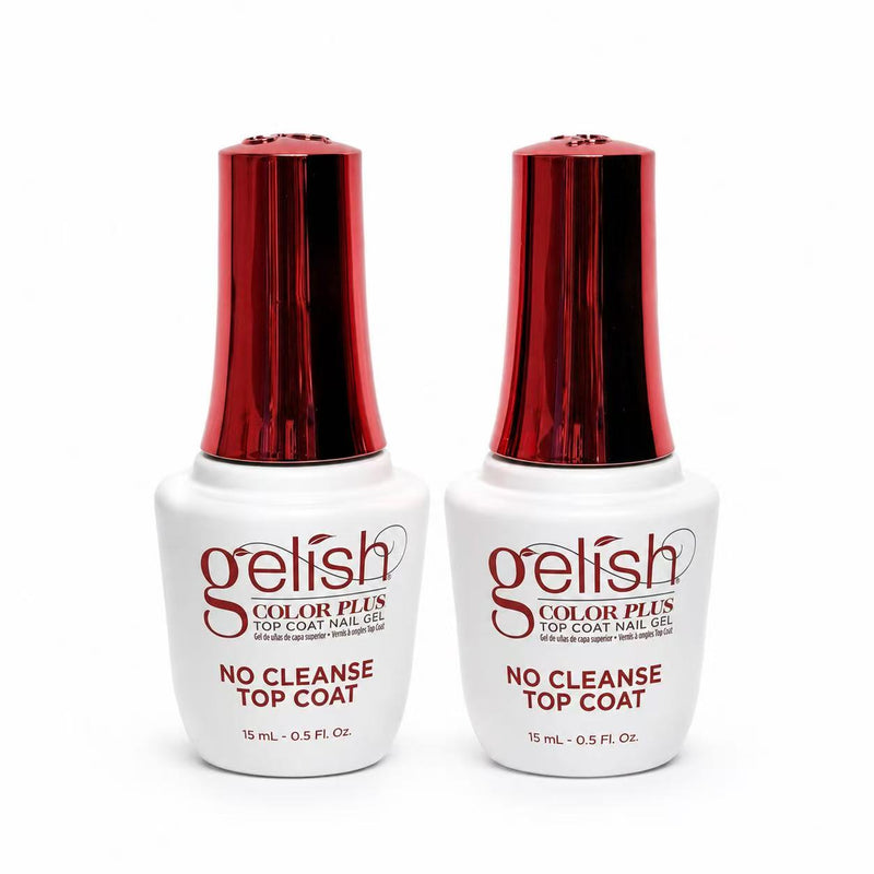 Gelish - No Cleanse - Gel Top Coat 0.5 oz (2 Pack)