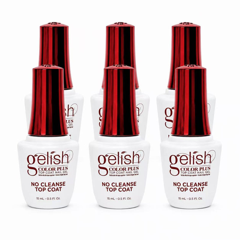Gelish - No Cleanse - Gel Top Coat 0.5 oz (6 Pack)