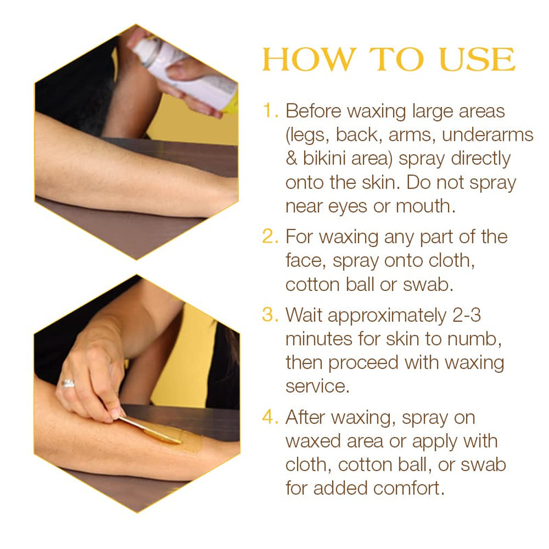 GiGi - Anesthetic Numbing Spray 2 oz (2 Pack)