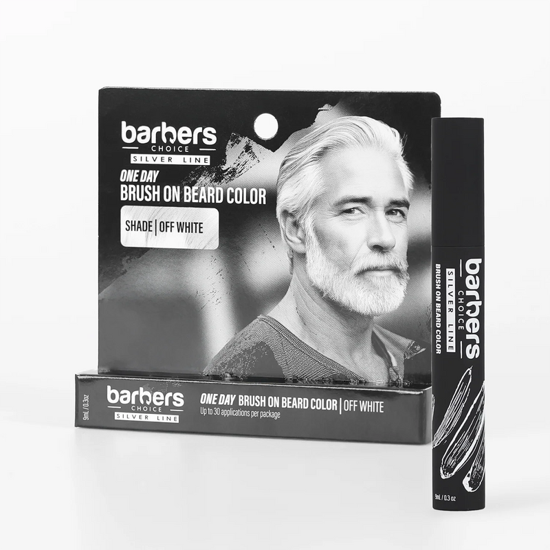 Barbers Choice Brush On Beard Color Off White product image