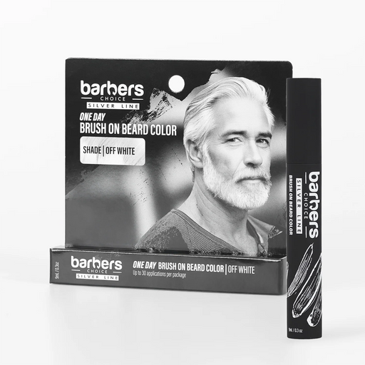 Barbers Choice Brush On Beard Color Off White product image