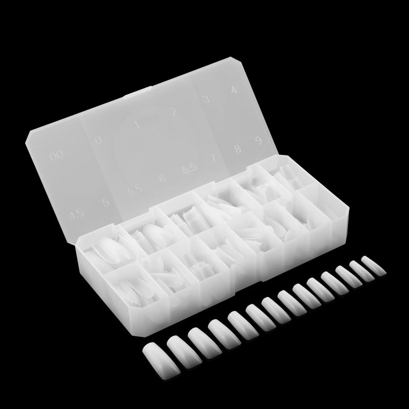 Apres - Ombre Gel-X - Cuadrado esculpido largo (210 piezas)