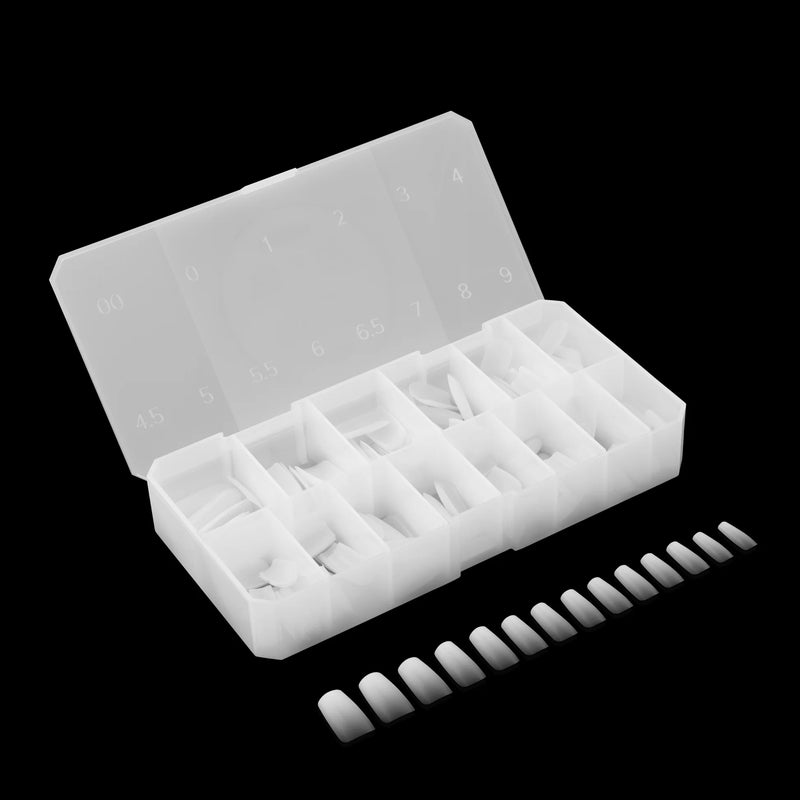 Apres - Ombre Gel-X - Natural Square Medium (210 piezas)