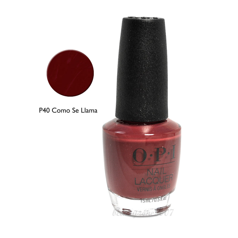 Laca de uñas OPI - P40 ¿Cómo se llama? 0,5 onzas líquidas