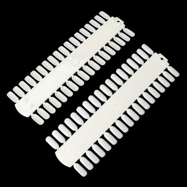 Expositor rectangular de esmaltes de doble cara con 72 puntas | Natural