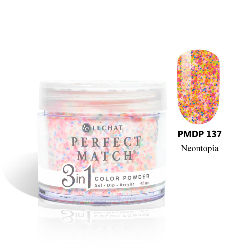 Polvos LeChat Perfect Match 3 en 1 - PMDP137 Neontopia 42 g / 1.48 oz