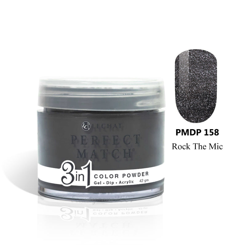 Polvo LeChat Perfect Match 3 en 1 - PMDP158 Rock The Mic 42 g / 1.48 oz