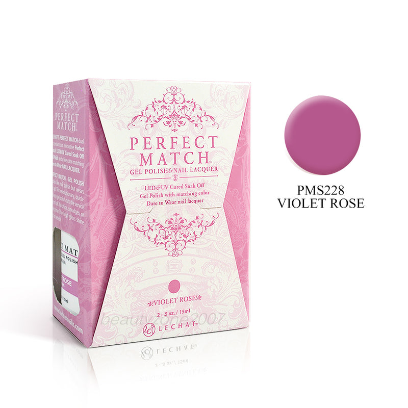 Dúo Perfect Match - PMS228 Violeta Rosa 0.5 fl oz