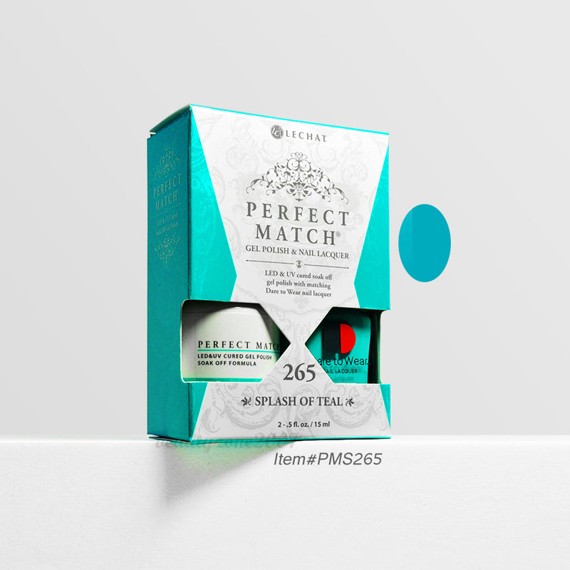 Dúo de combinación perfecta - PMS265 Splash Of Teal 0.5 fl oz
