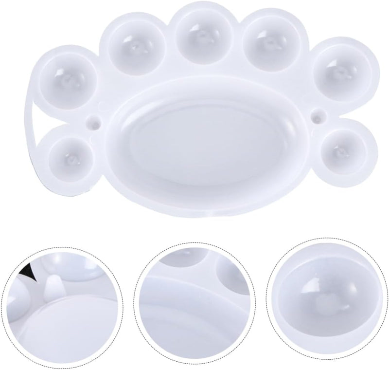 Plastic Paint Tray Painting Palette for Art Supplies (5 Pcs)