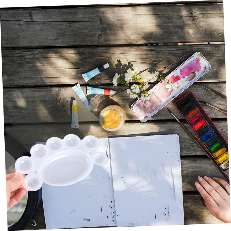 Plastic Paint Tray Painting Palette for Art Supplies (5 Pcs)