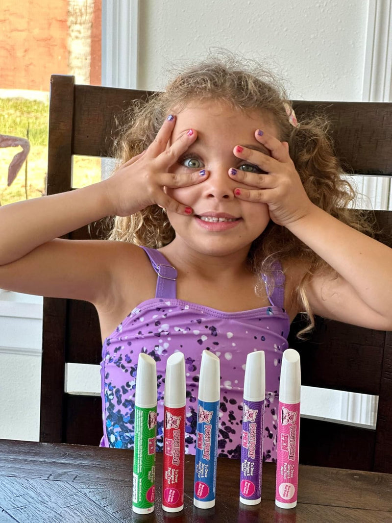 Piggy Paint - Nail Polish Pens - Princess Pop Bundle (Purple, Blue, & Red)