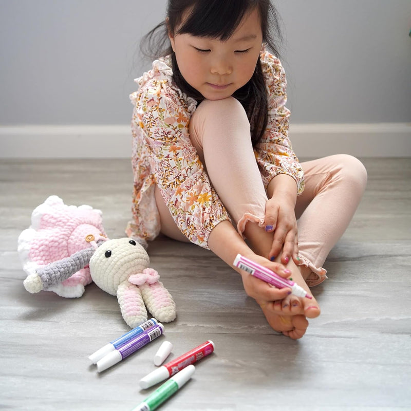 Piggy Paint - Nail Polish Pens - Princess Pop Bundle (Purple, Blue, & Red)