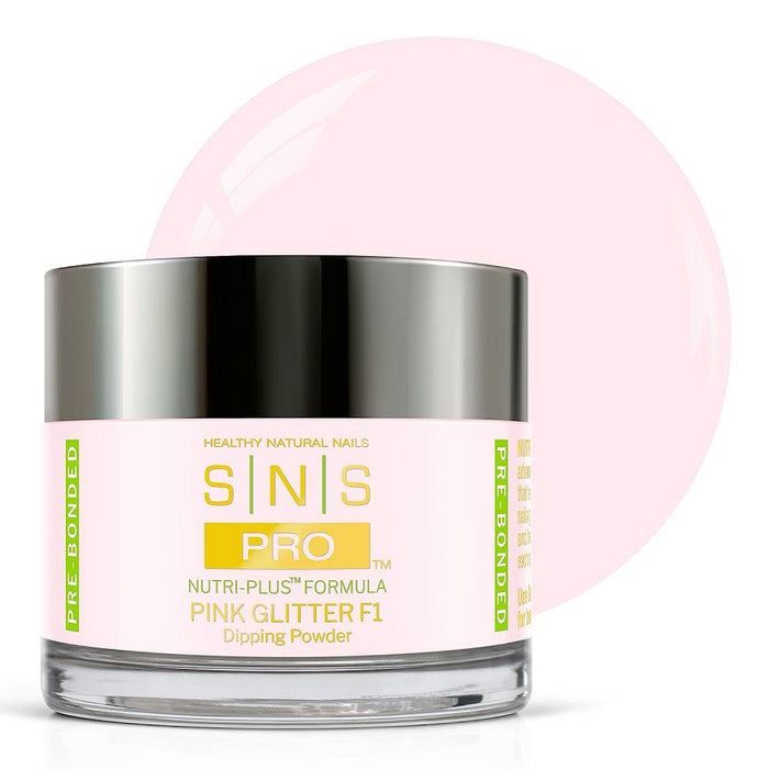 SNS  Dip Powder - Pink Glitter F1 2oz