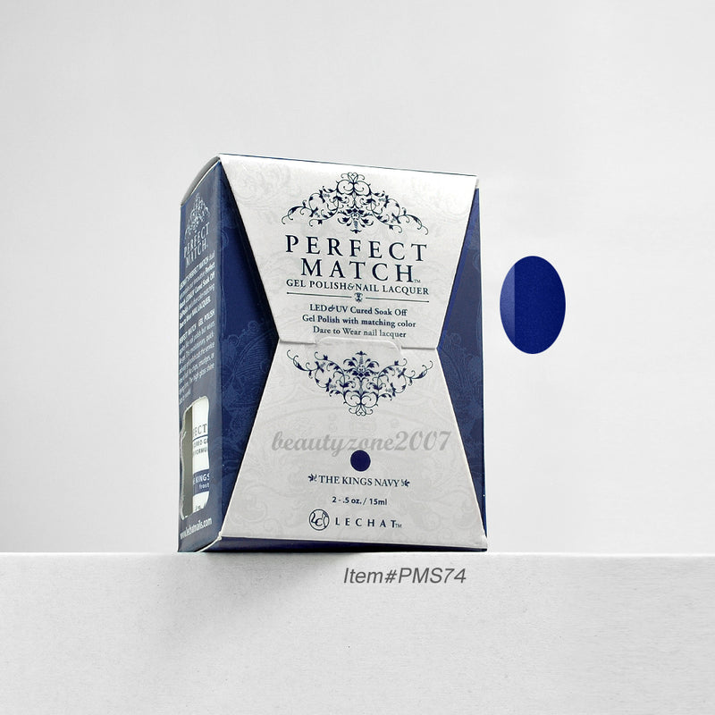 Dúo Perfect Match - PMS74 The Kings Navy 0.5 fl oz