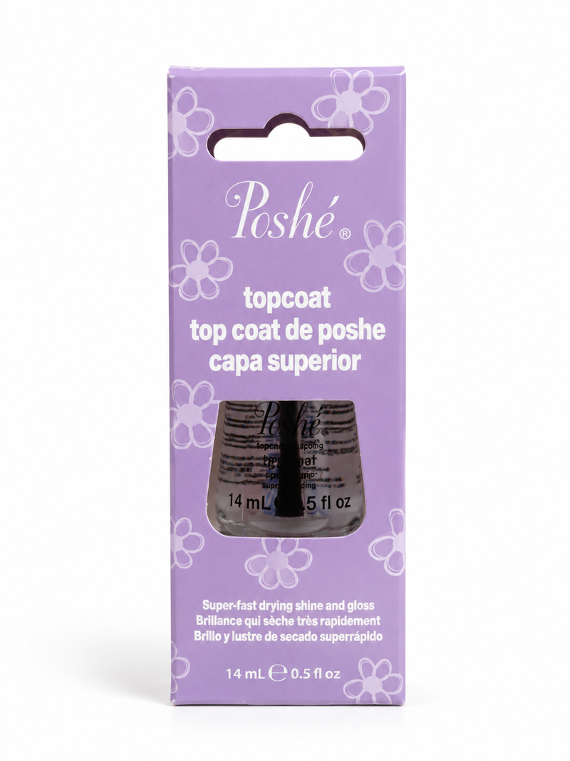 Poshe - Super Fast Drying Top Coat 0.5 fl oz (3 Pack)