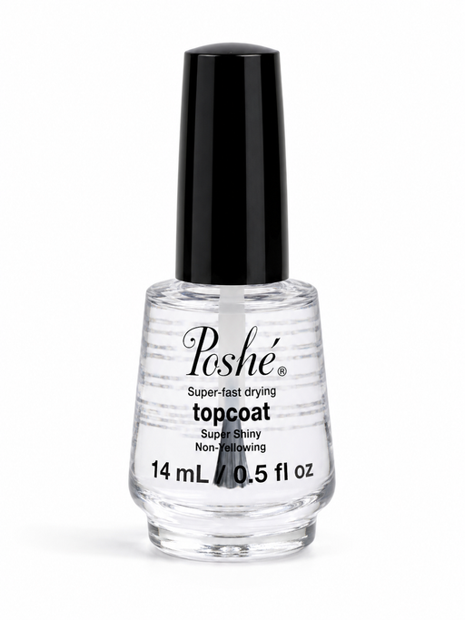 Poshe Super-Fast Drying Top Coat 0.5 fl oz Poshe quick-dry nail top coat image 3