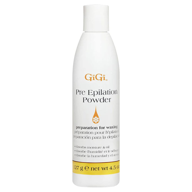 GiGi -Pre Epilation Powder - Waxing Hair Removal Skin Prep 4.5 fl oz
