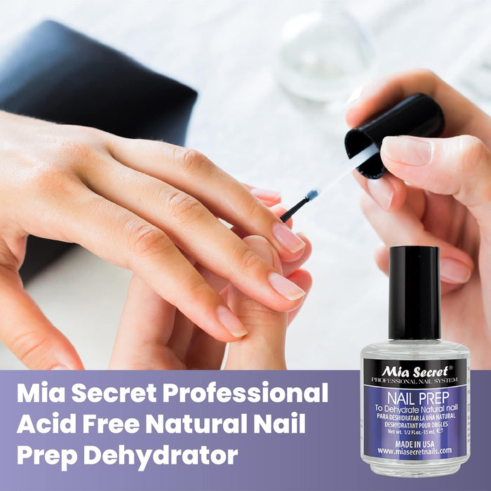 Mia Secret - Nail Prep + Xtrabond Primer + Luxury UV Base & Top 0.5oz