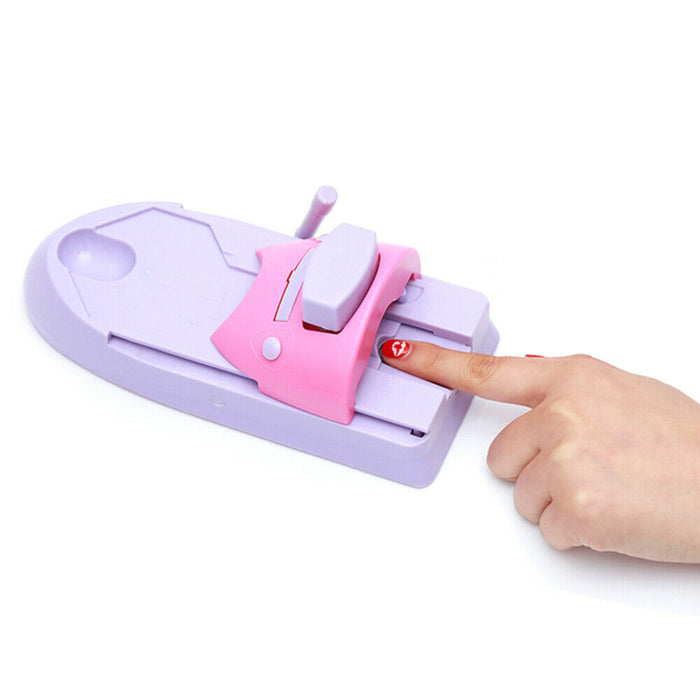 Nail Art Printer Machine DIY Nail Art Stamp Tool + 6 Printing Templates