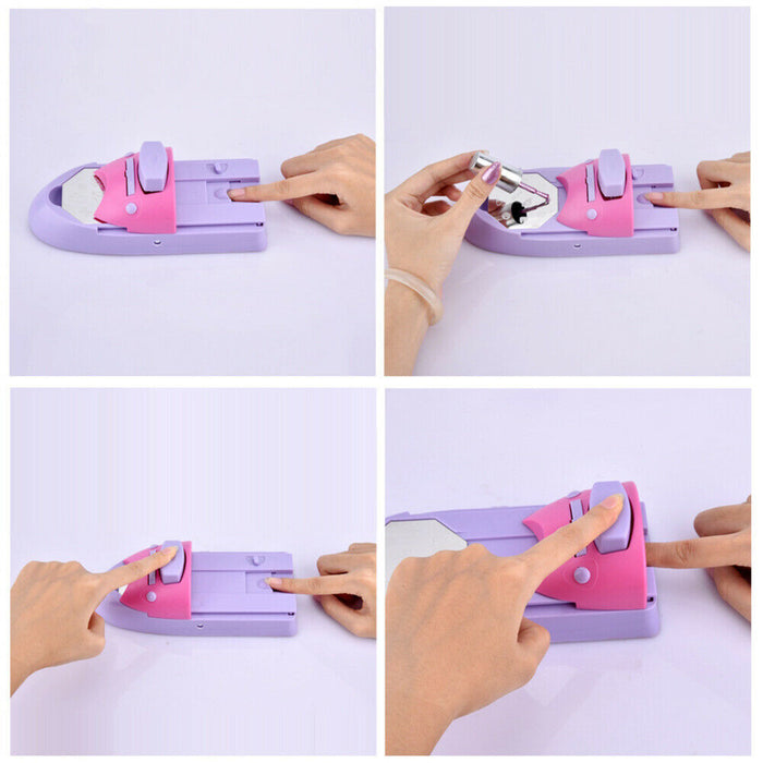 Nail Art Printer Machine DIY Nail Art Stamp Tool + 6 Printing Templates