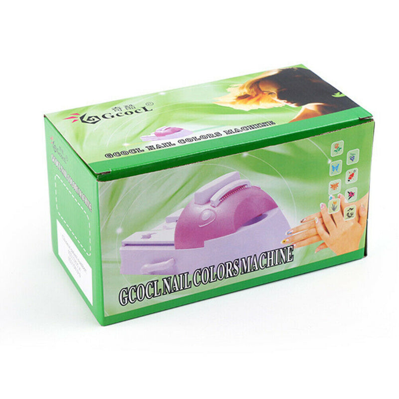 Impresora de uñas DIY con herramienta para estampar uñas + 6 plantillas de impresión 