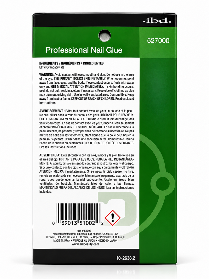 ibd 5-Second Professional Nail Glue (12 Pcs)