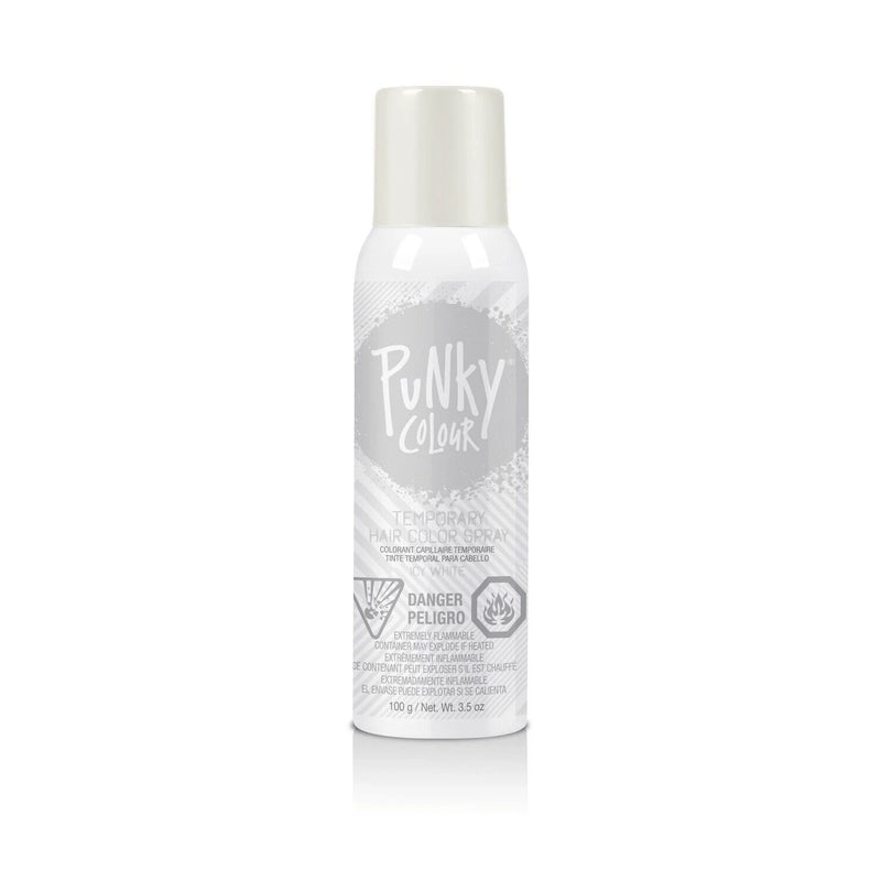 Punky Colour - Temporary Hair Color Spray - Icy White 3.5 fl oz
