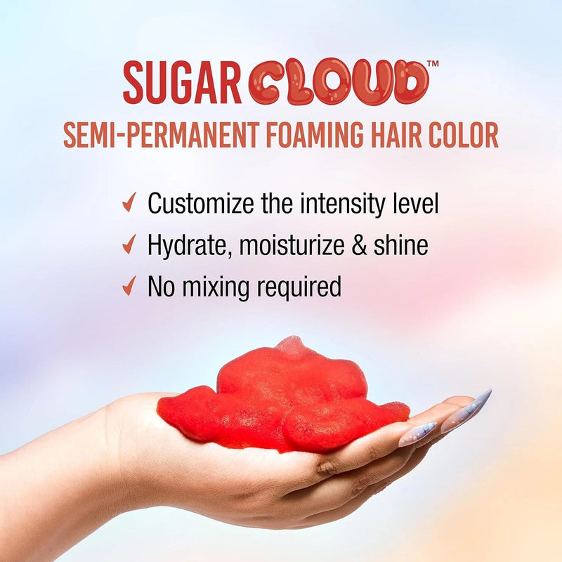 Punky Colour - Sugar Cloud Semi - Permanent Foaming Hair Color - Licorice 6 oz