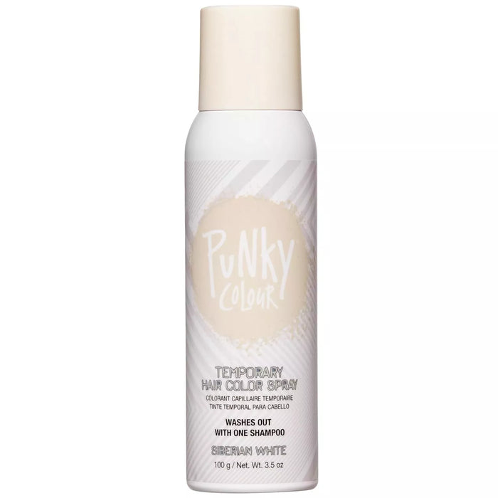 Punky Temporary Hair Color Spray Siberian White 3.5oz