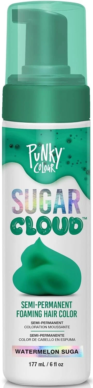 Punky - Sugar Cloud Semi-Permanent Foaming Hair Color - Watermelon Suga 6 oz