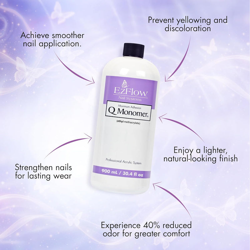 EzFlow - Q Monomer - Acrylic Nail Liquid 30.4 oz