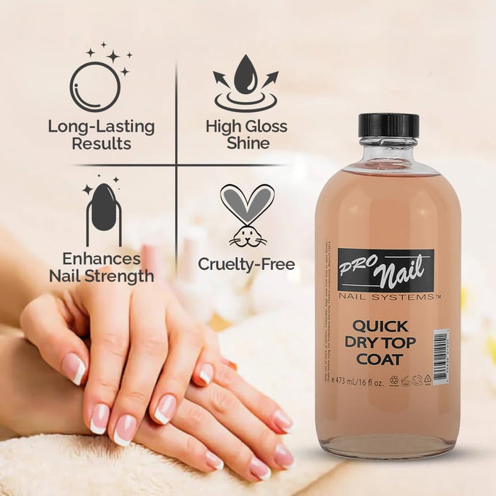 ProNail - Nail Polish Quick Dry Top Coat 16 oz