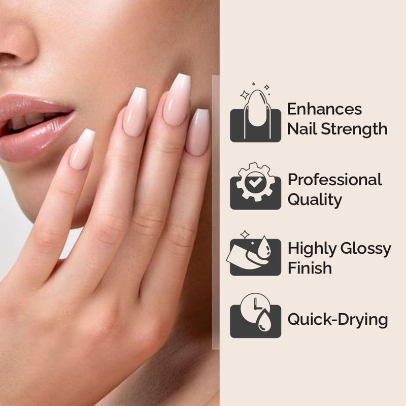 ProNail - Esmalte de uñas de secado rápido, capa superior, 473 ml (16 oz)