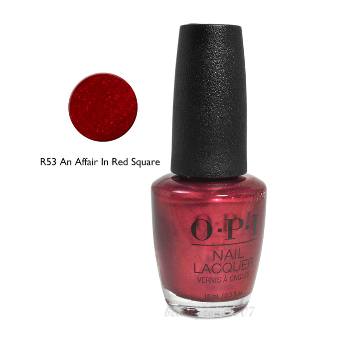 OPI Nail Lacquer R53 An Affair in Red Square 0.5oz