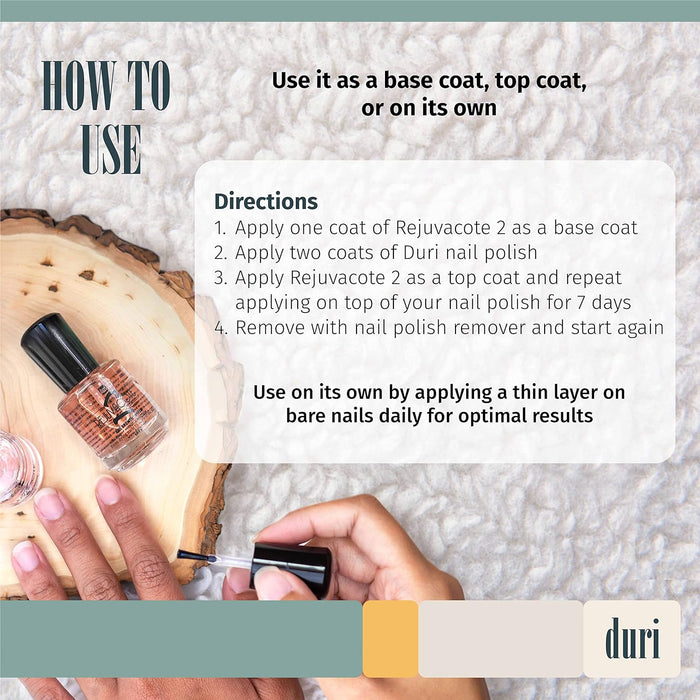 Duri - Rejuvacote 2 Nail Growth System 0.45 oz (3 Pack)
