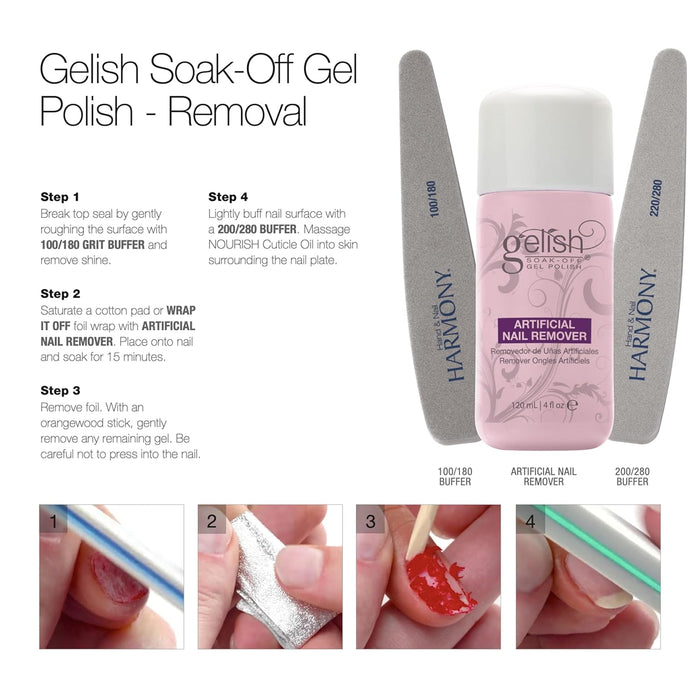 Gelish - Artificial Nail Remover 4 oz