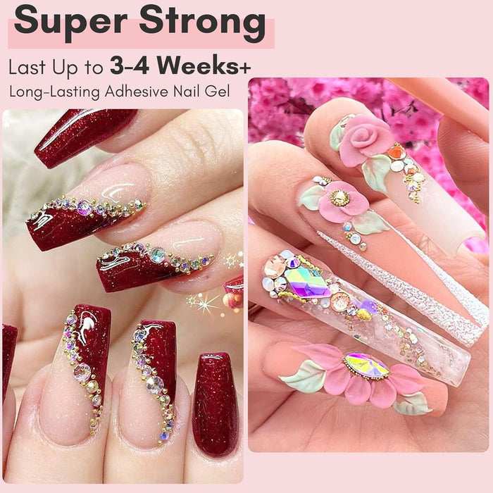 DND - 3D Gel / Rhinestone Glue Adhesive - Clear 1.06 oz
