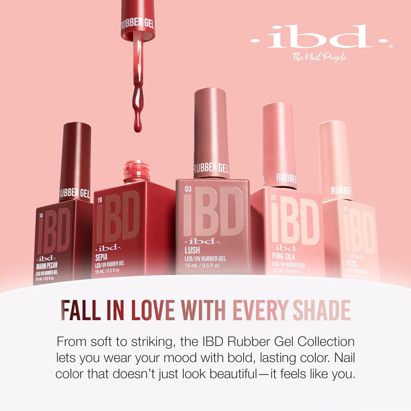 ibd Rubber Gel - 14 Warm Pecan 0.5 fl oz