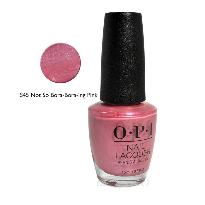 OPI Nail Lacquer S45 Not So Bora-Bora-ing Pink