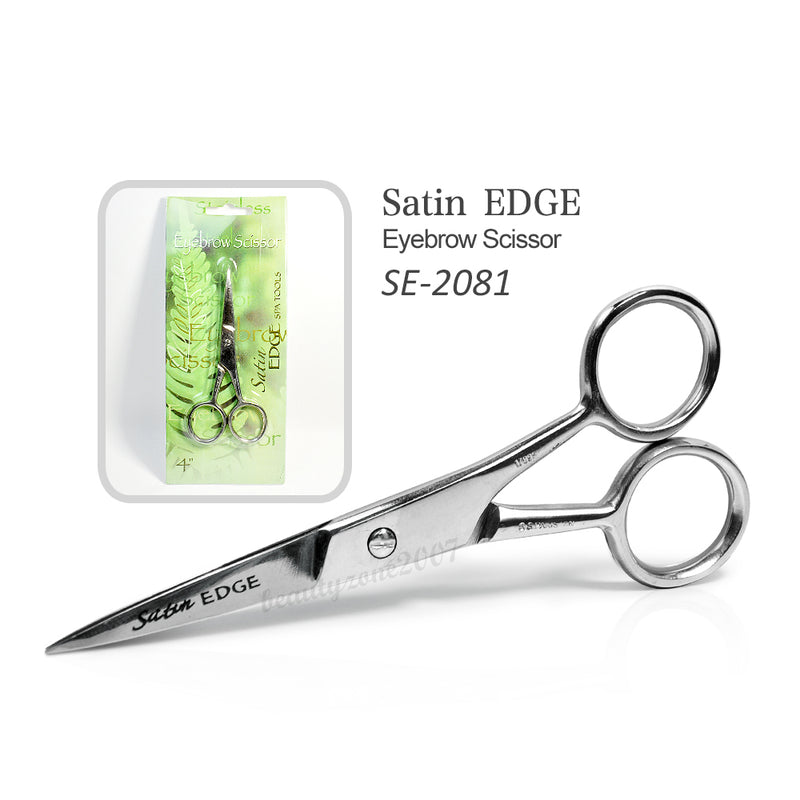 Satin Edge SE-2081 Eyebrow Scissors 4"  - Silver