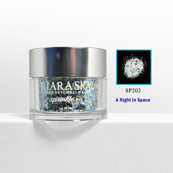Kiara Sky Glitter Powder - SP202 A Night In Space 1 oz