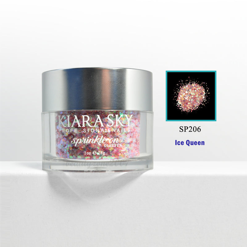 Polvos con purpurina Kiara Sky - SP206 Ice Queen 28 g