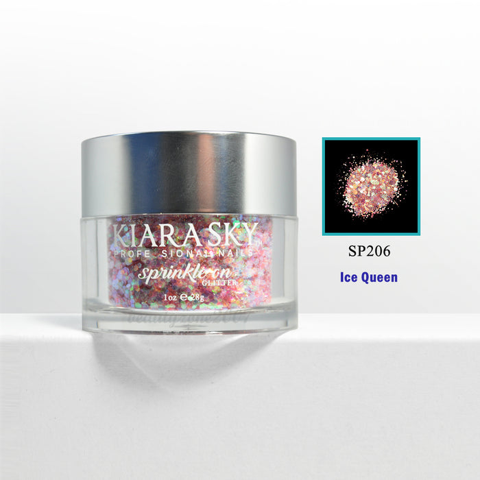 Kiara Sky Glitter Powder - SP206 Ice Queen 1 oz