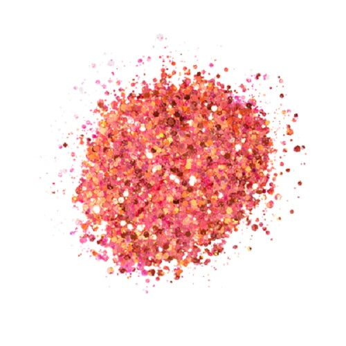 Polvos con purpurina Kiara Sky - SP208 Limonada Rosa 28 g